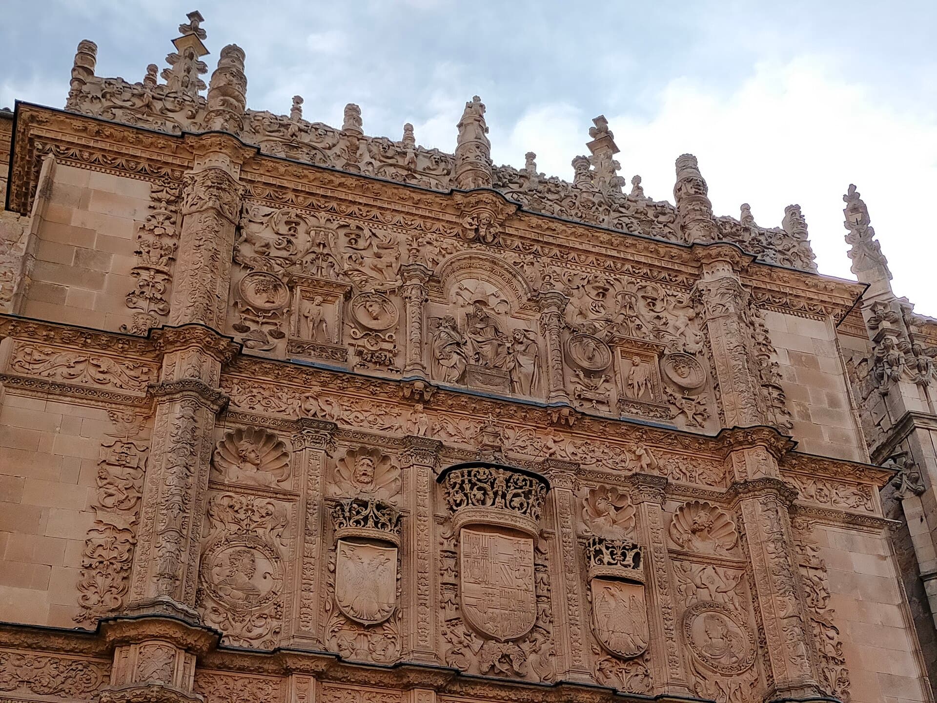 Façade de l'université de Salamanque